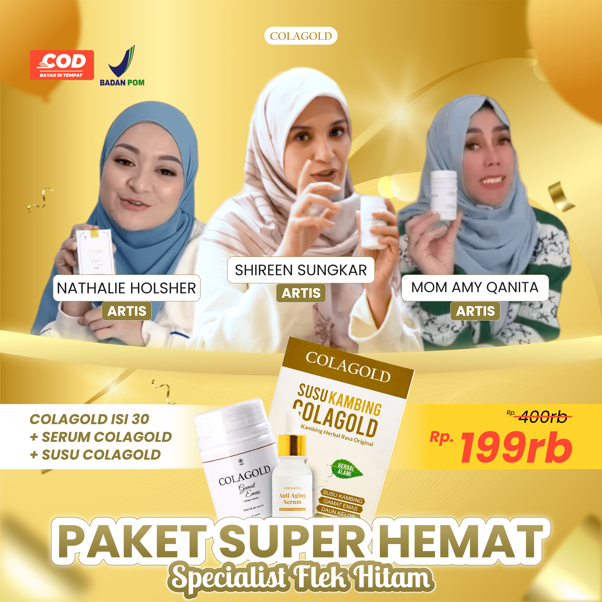 Paket Colagold Flek Dan Sendi Produk Colagold Beauty