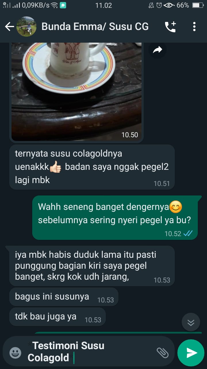 testi susu cg